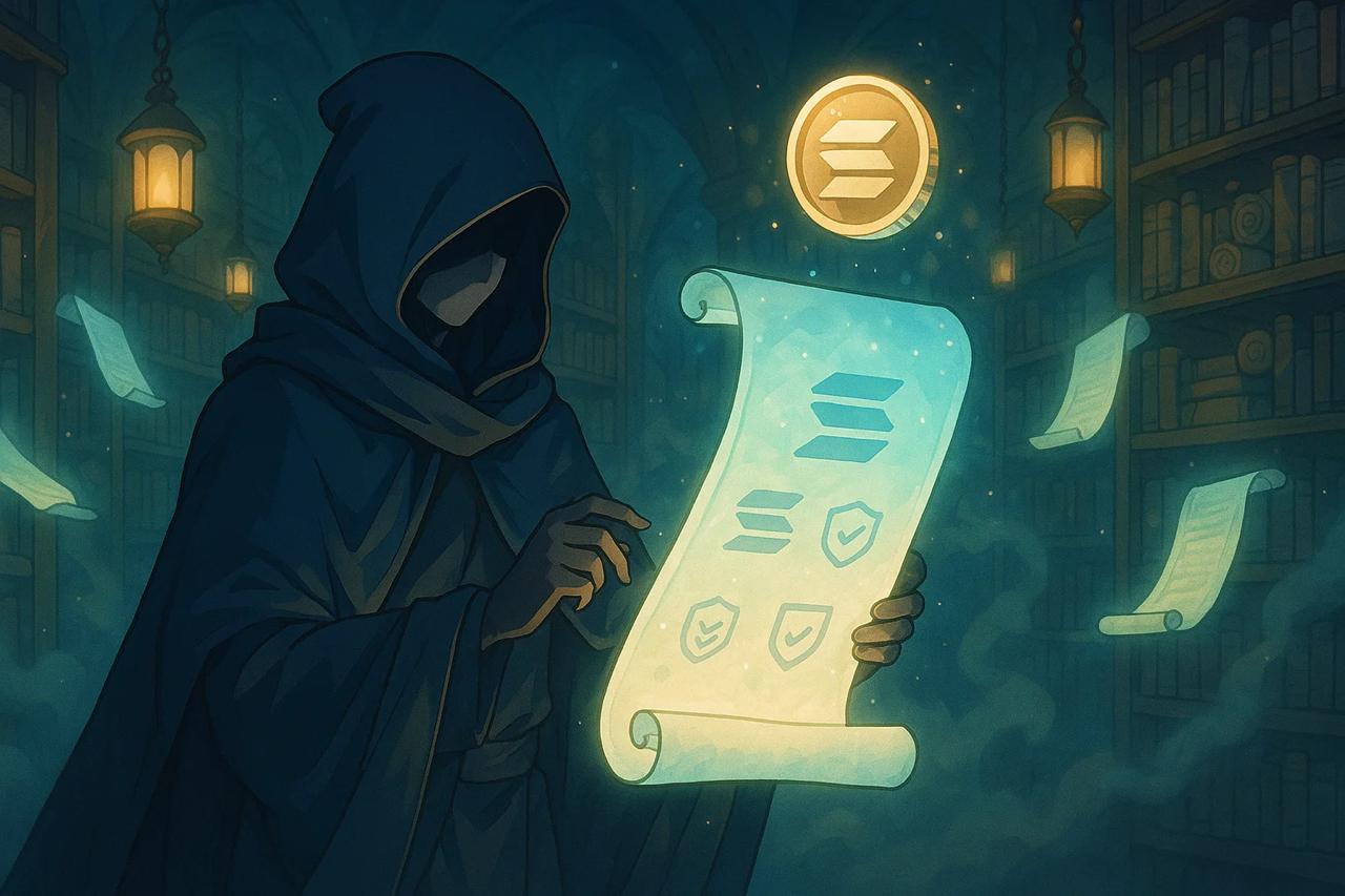 Glowing coupon scroll with QR code